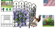 Load image into Gallery viewer, Stylish 10ft Decorative Garden Fence - 5 Rustproof Panels, Easy Storage Design