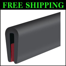 Load image into Gallery viewer, High Quality 100Ft Self-Adhesive Rubber Edge Protector - Black U Channel Trim