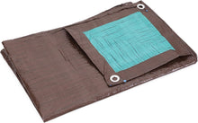 Load image into Gallery viewer, 18 x 24 Ft. Waterproof Reversible Poly Tarp - Lightweight All-Purpose Protection