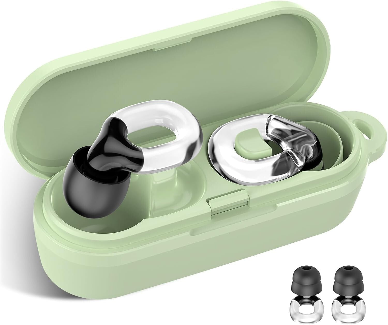 Custom Fit Ear Plugs for Sleeping - 35dB Noise Cancellation, 7 Replaceable Tips