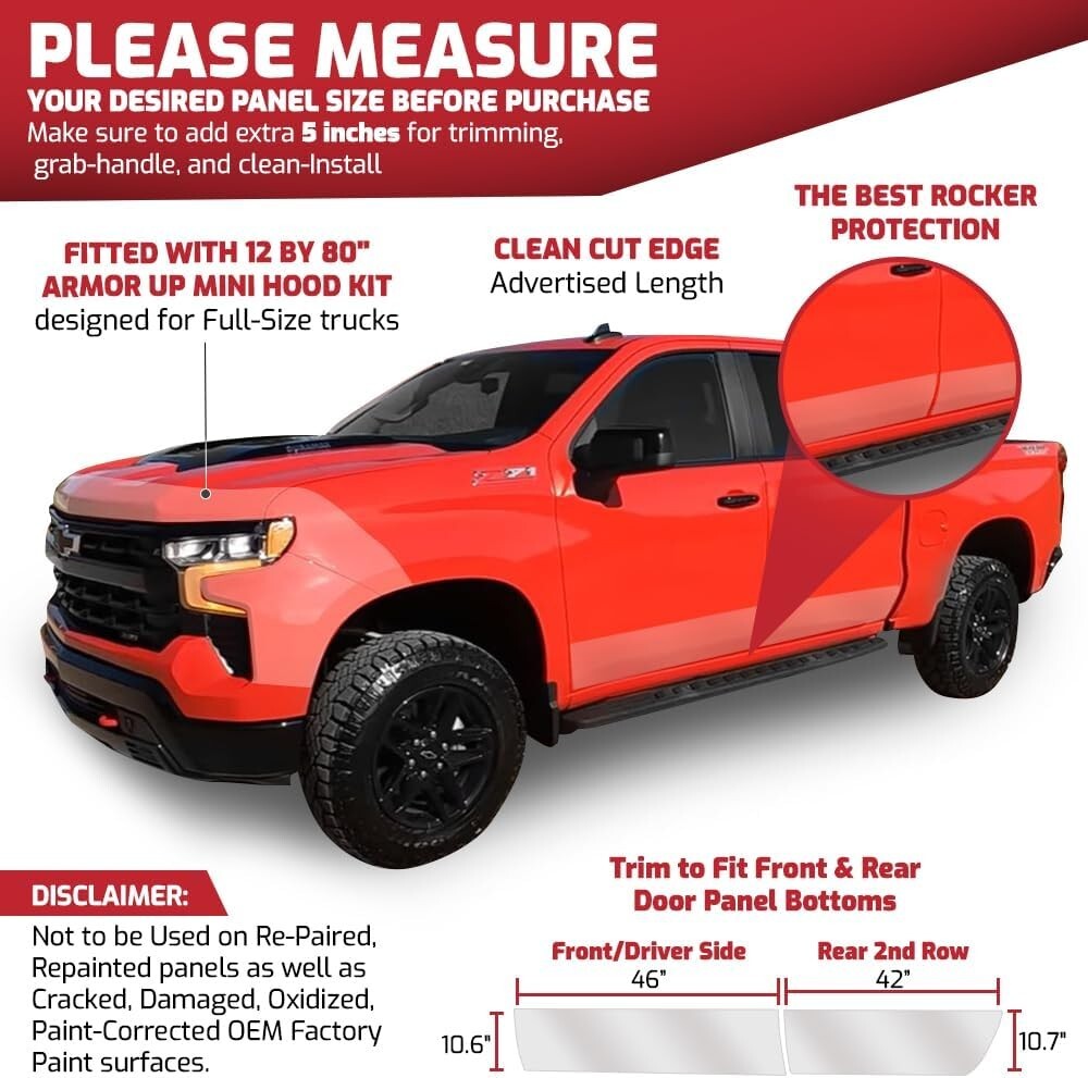 Self-Healing Clear Gloss Paint Protection Film Roll - UV Shield for Vehicles