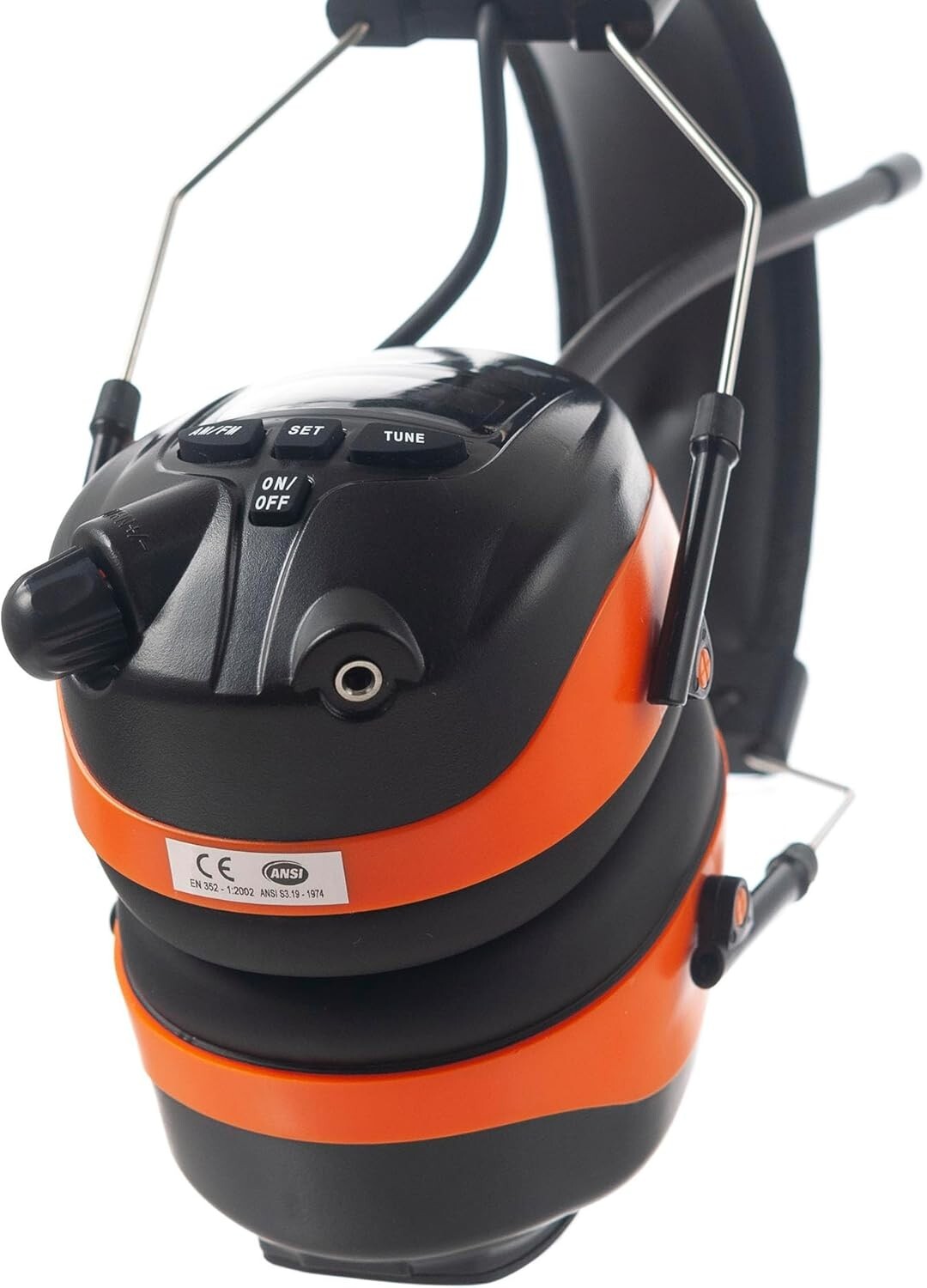 Digital AM/FM Radio Headphones with 25dB Noise Reduction for All-Day Comfort