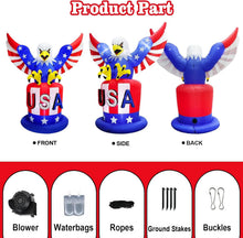 Load image into Gallery viewer, Celebrate Independence Day with 7.2FT Inflatable Eagle – Family Fun for All Ages
