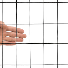 Load image into Gallery viewer, Weather Resistant Black PVC Coated Wire Mesh Fence - 24" x 50' for Gardens