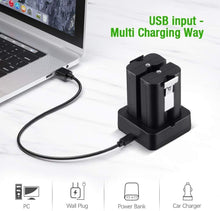 Load image into Gallery viewer, Compact Charging Station with 2 Lithium-Ion Batteries Compatible with Ring 2 &amp; 3