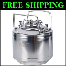 Load image into Gallery viewer, Stainless Steel 1.6 Gallon Mini Ball Lock Keg - Perfect for Home Brewing