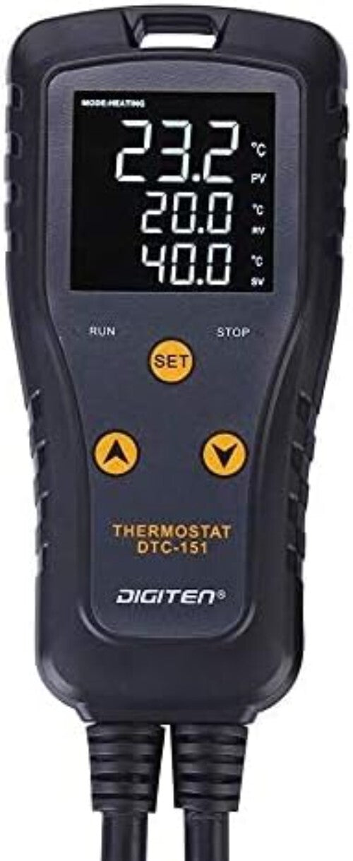 Easy-Use Digital Thermostat Outlet - Ideal for Brewing, Aquariums & Greenhouses