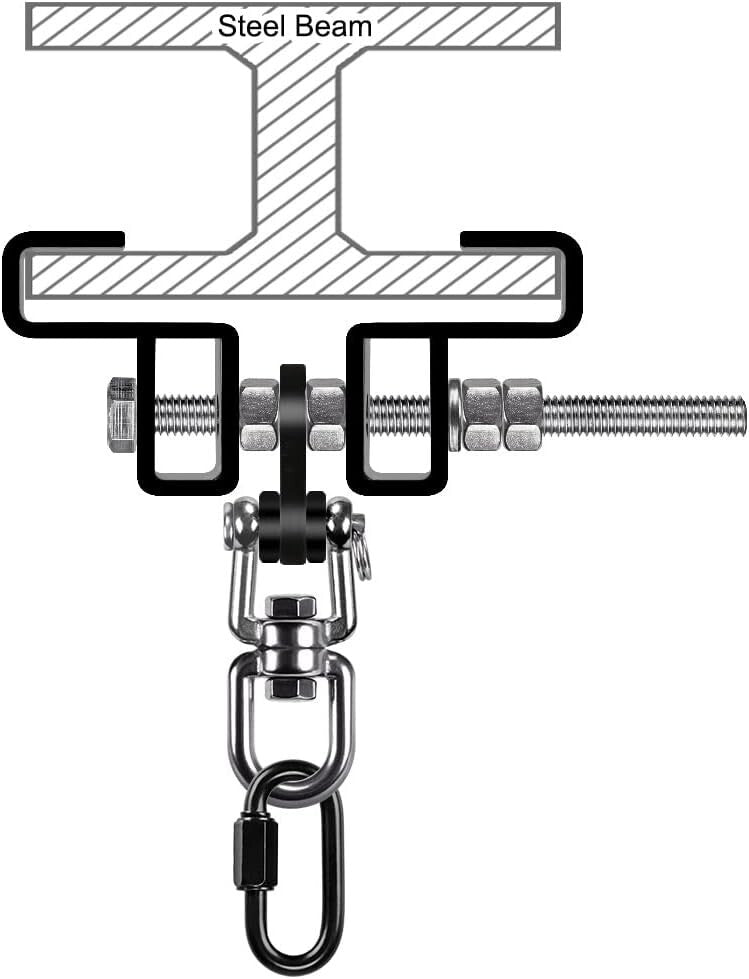 Adjustable Heavy Bag Mount with 360-Degree Swivel for Ultimate Training Support