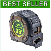 Load image into Gallery viewer, 35-Foot Elite Tape Measure: Military-Grade, Double-Sided Blade &amp; Safety Features