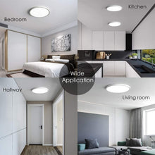 Load image into Gallery viewer, Sleek 20W LED Ceiling Lights - 6 Pack, Adjustable Color Temperature - 12 Inch