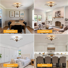 Load image into Gallery viewer, Modern Vintage 5-Light Crystal Chandelier - Perfect for Dining Room &amp; Kitchen