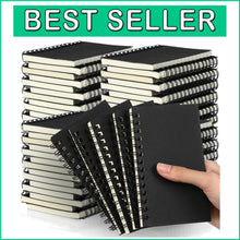 Load image into Gallery viewer, Compact 54-Pack Mini Notepads with Spiral Binding - Ideal for School and Office