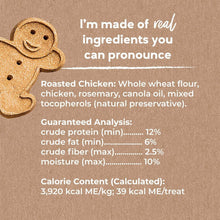 Load image into Gallery viewer, Premium Oven Baked Chicken Dog Treats - 1 lb for All Breeds, Crunchy &amp; Delicious