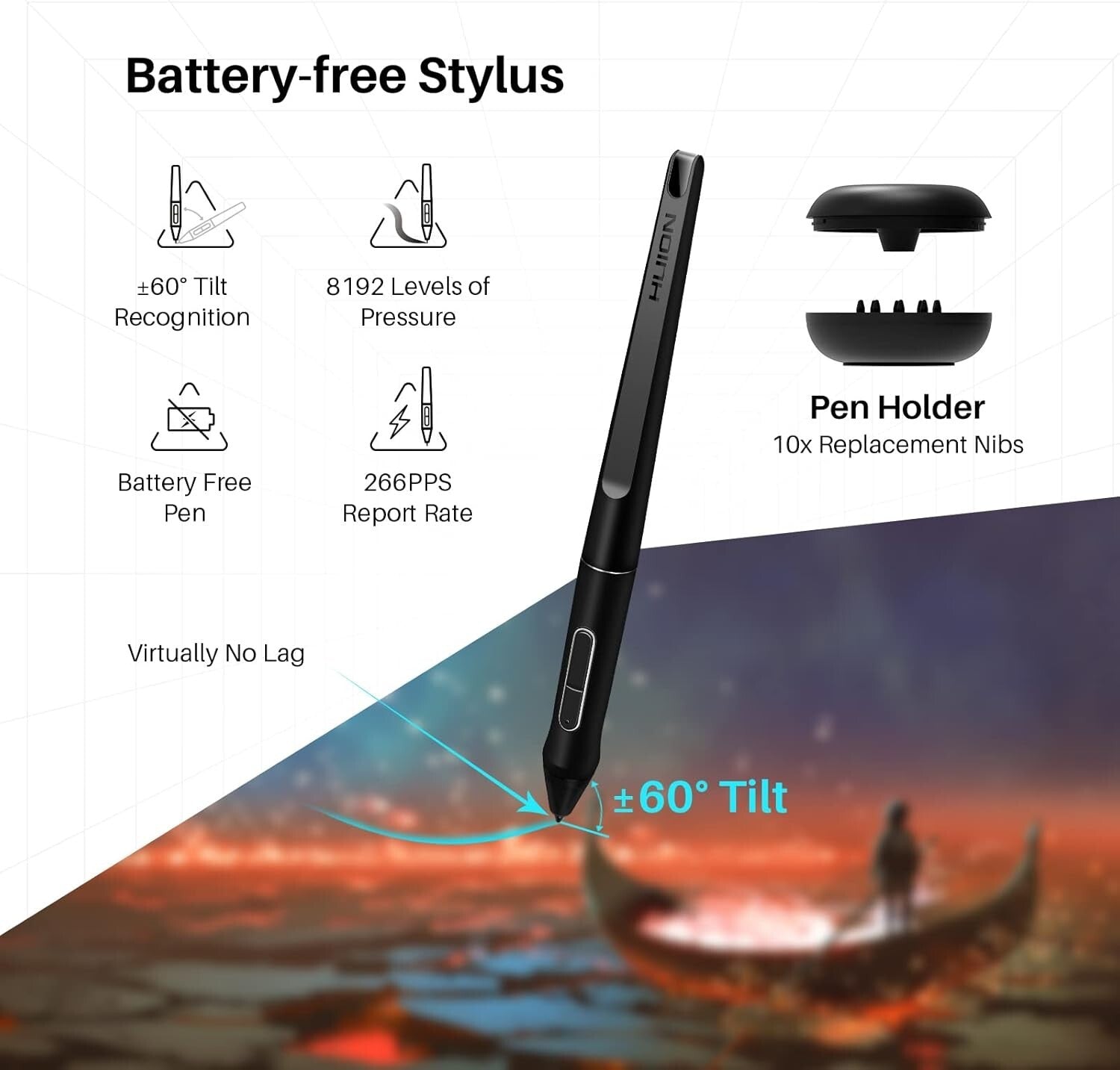 Full-Laminated 15.6" Drawing Tablet with Compatibility for Windows, Mac, Linux