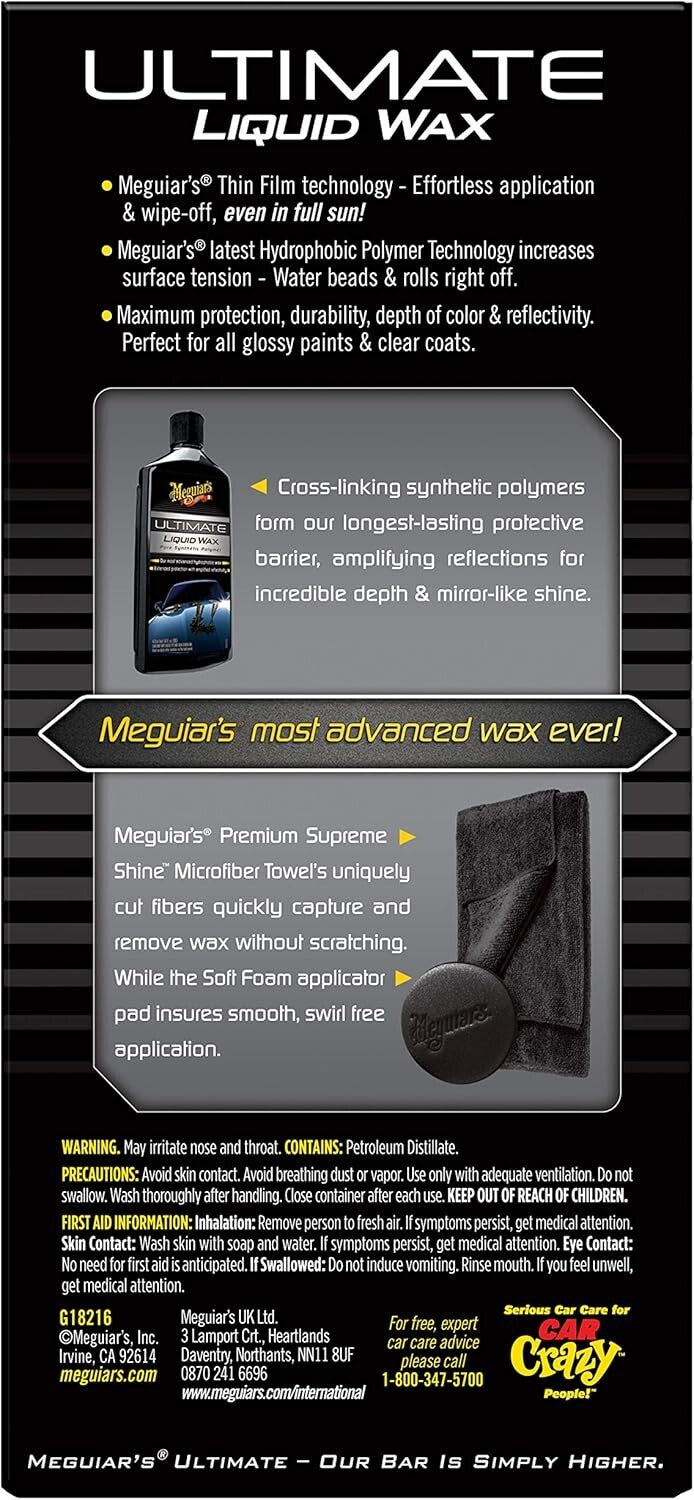 16oz Ultimate Liquid Wax - Effortless Shine and Hydrophobic Protection