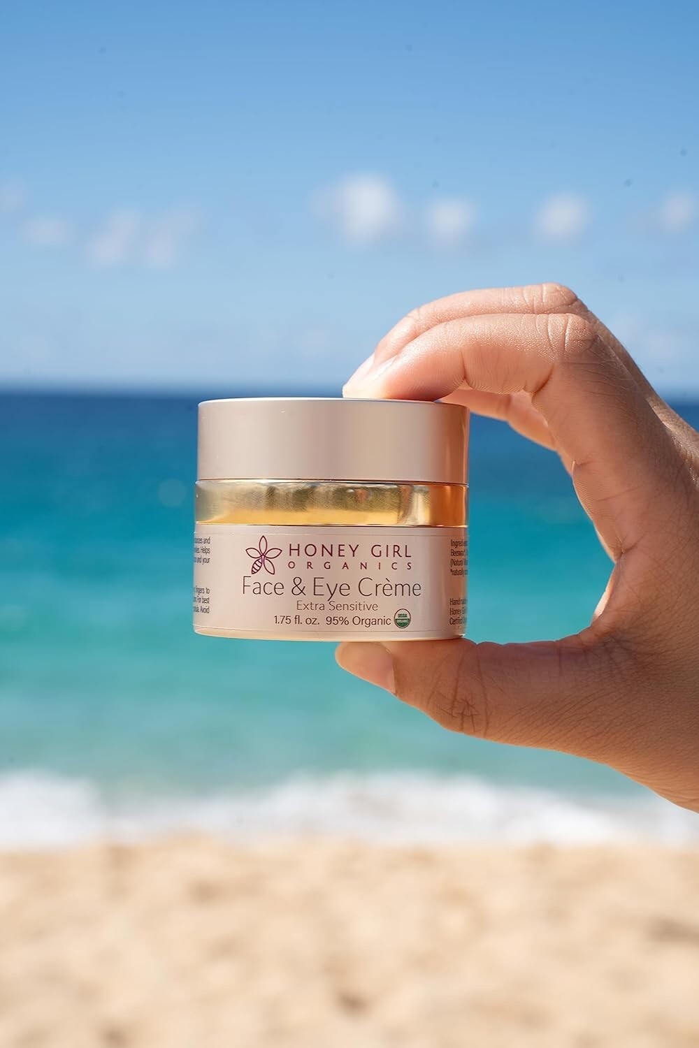 Delicate 1.75 Oz Face & Eye Moisturizer – Organic & Cruelty-Free Formula