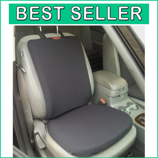 Ergonomic Gel Car Cushion Combo - Adjustable Back & Seat Pads, Travel Essential