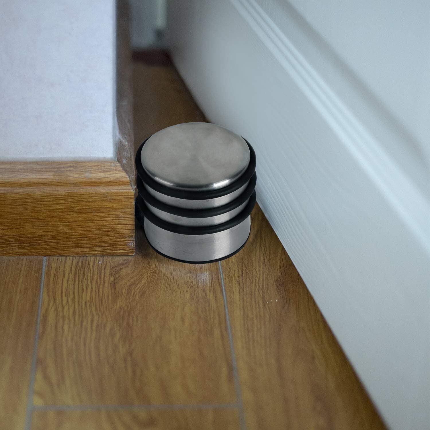 Multi-Surface Heavy Duty Door Stopper Set - Easy Install, No Drilling Required
