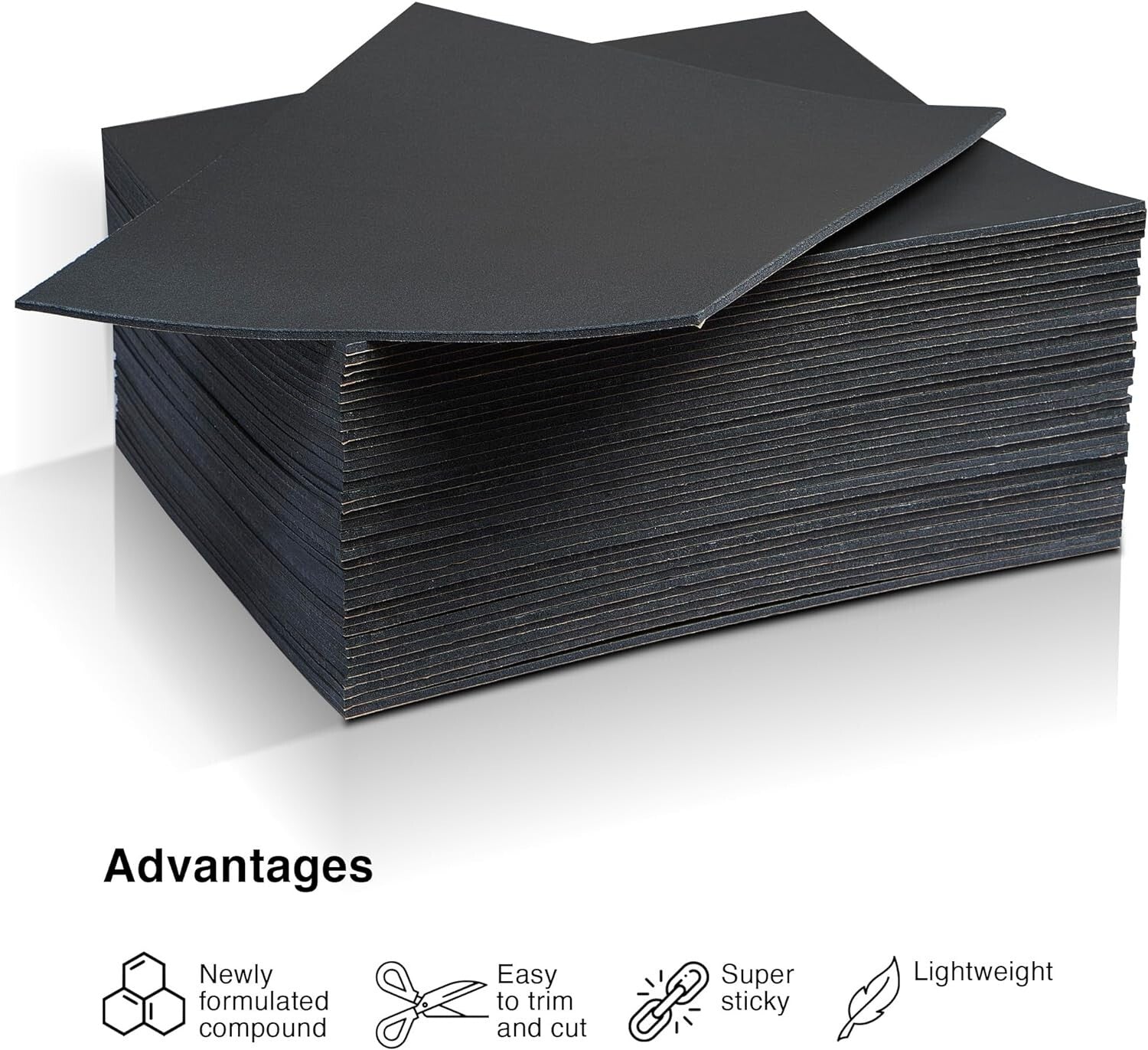 51 Sqft Car Sound Deadener - 157 Mil Self-Adhesive Foam for Noise Control