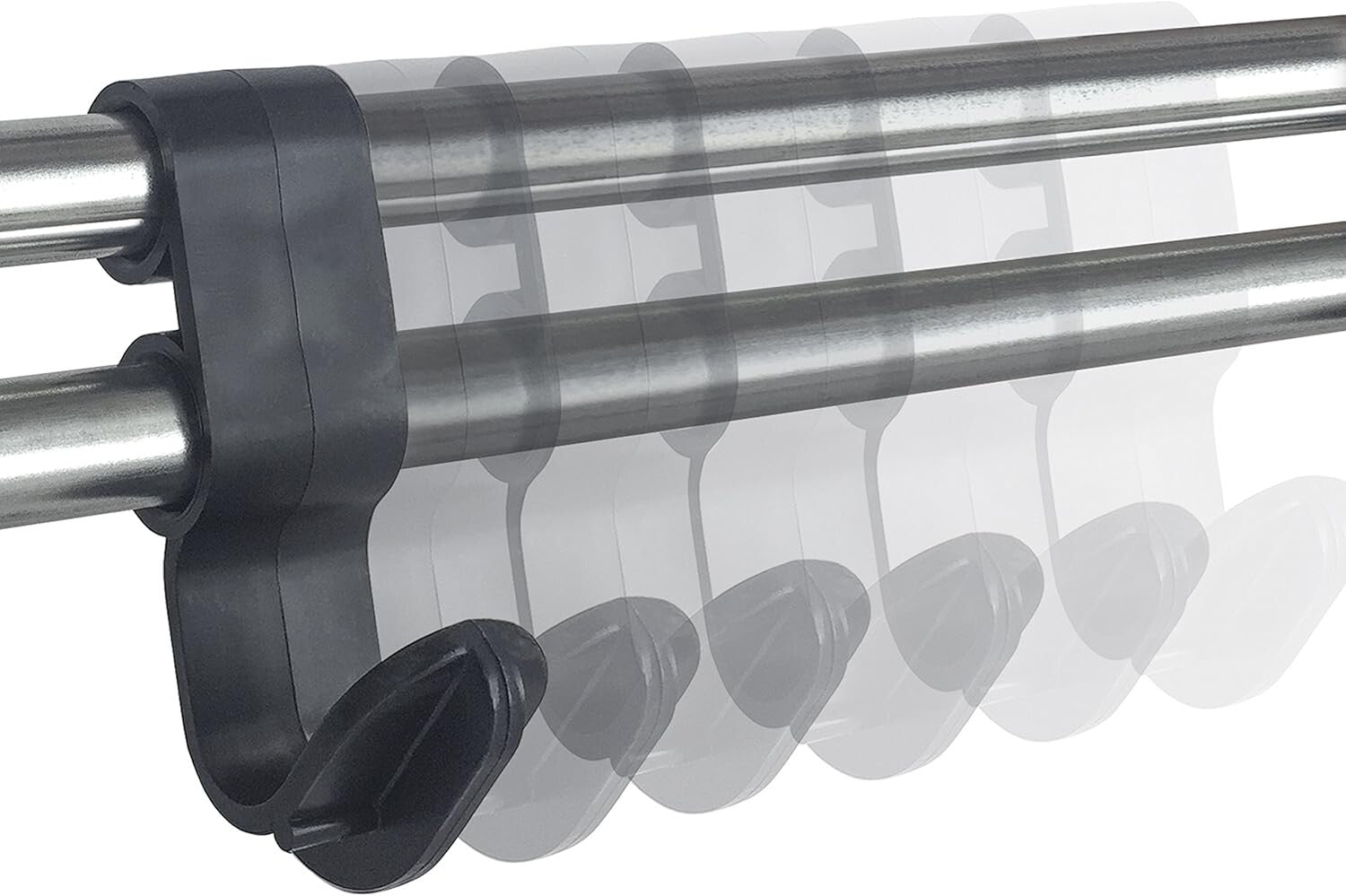 Customizable Wall-Mount Sports Organizer: Stylish Garage Gear Storage with Hooks