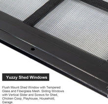 Load image into Gallery viewer, Versatile 2-Pack Sliding Windows for Sheds, Playhouses &amp; Garages - Easy Install