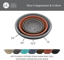 Load image into Gallery viewer, Stylish 24" Shallow Succulent Planter with Drainage - Perfect for Home &amp; Garden