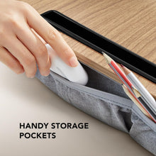 Load image into Gallery viewer, Stylish Lap Laptop Desk with Cushion, Pen Holder, &amp; Tablet Storage for Easy Work