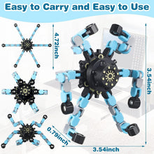 Load image into Gallery viewer, 64 Pack Transformable Sensory Fidget Spinners - Stress Relief Toys for All Ages