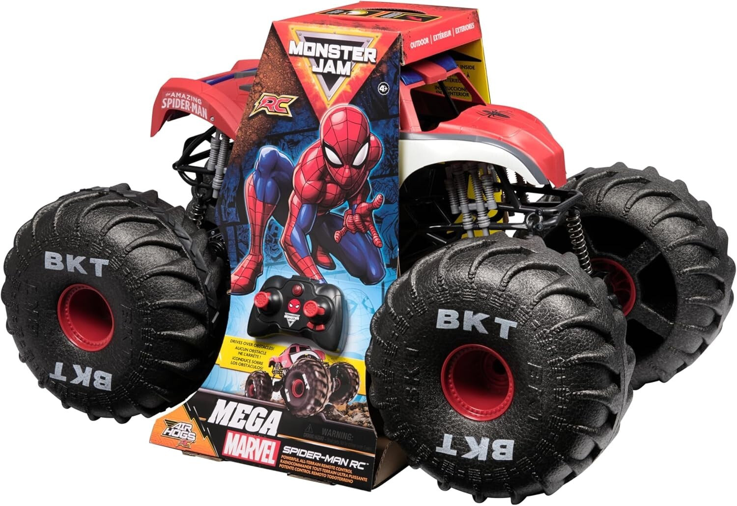 Epic Mega Spider-Man RC Truck - 2ft, Remote Control, Perfect Holiday Gift!