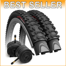 Load image into Gallery viewer, High-Quality 26 Inch Mountain &amp; Hybrid Tires with Inner Tubes - CE Certified