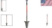 Load image into Gallery viewer, Compact Root Slayer Nomad - Lightweight Red Gardening Tool with Inverted V Blade