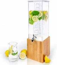 Load image into Gallery viewer, Versatile Acrylic Beverage Dispenser with Stainless Steel Spigot - 1.25 Gallons