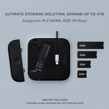 Load image into Gallery viewer, Optimized Mac Mini M4 Dock with Fast USB Ports, Enclosure &amp; Self-Cooling Design