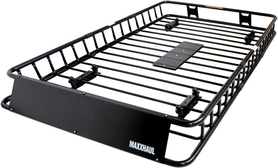 Lightweight 64" x 39" x 6" Steel Roof Rack - Easy Snap Mount Perfect for Trucks