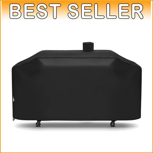 Durable Fade-Resistant Grill Cover for 75" Combo Grills - Adjustable Drawstring