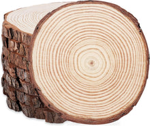 Load image into Gallery viewer, DIY Craft Wood Slices 9-10'' - Natural Pine Rounds for Home &amp; Event Decor
