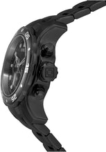 Load image into Gallery viewer, Men's Pro Diver Chronograph Watch - Black Stainless Steel, 200m Water Resistant