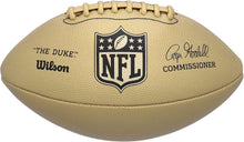 Load image into Gallery viewer, Golden 'The Duke' NFL Football - Official Size Metallic Edition for Gameplay