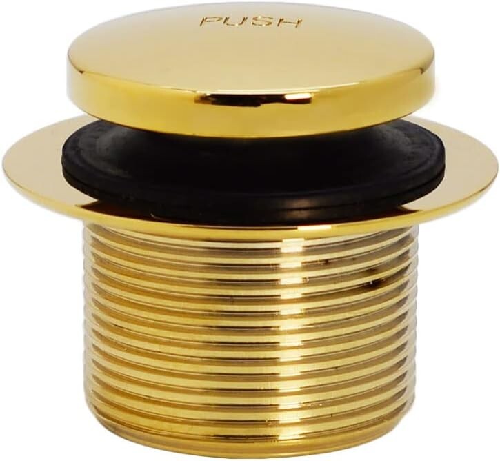 Modern 1-1/2" Bath Waste Drain Kit with Slip Joint Connections and Brass Accent