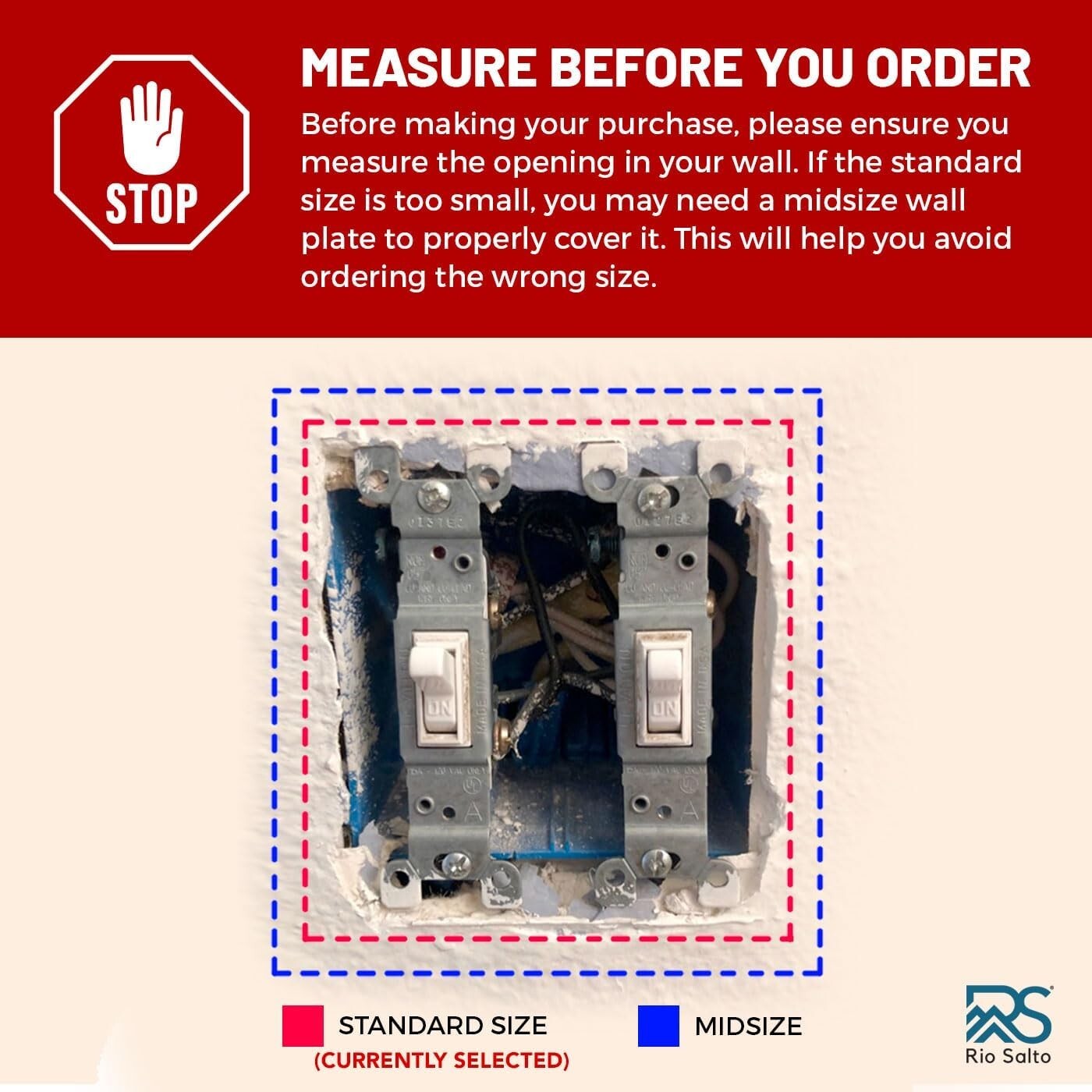 Elegant 8-Pack Brushed Brass Light Switch & Outlet Covers - Standard Size