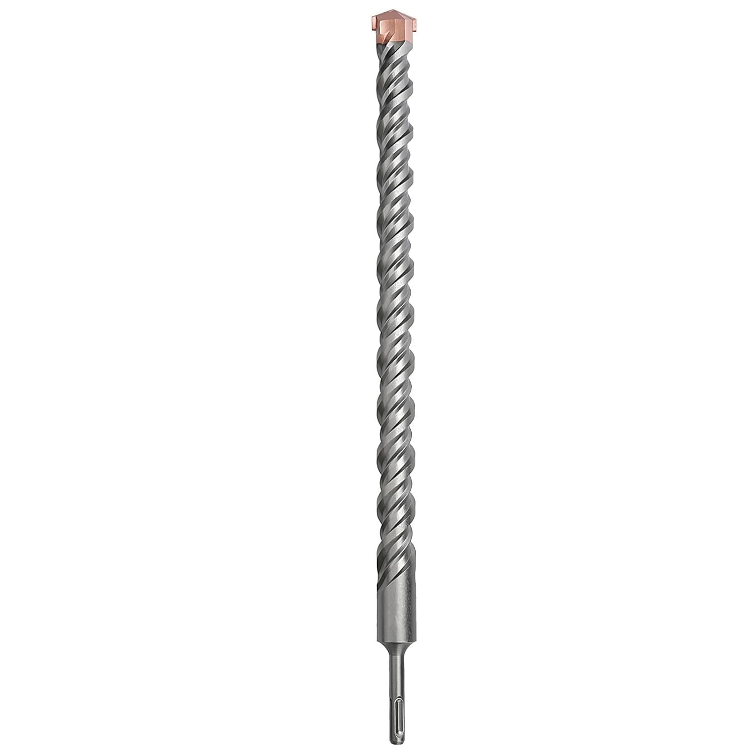Alloy Steel 1-9/16 x 18 Inch Drill Bit with Carbide Tip for Concrete Work