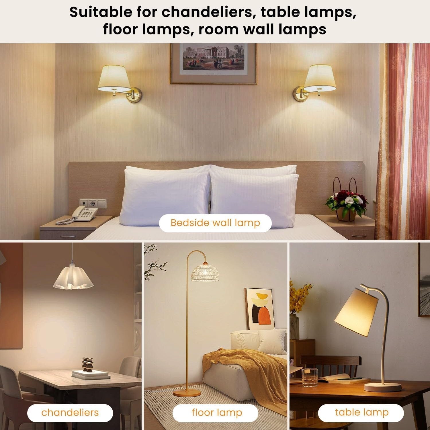 Versatile 8W Rechargeable LED Bulbs with Remote & Color Temperature Control