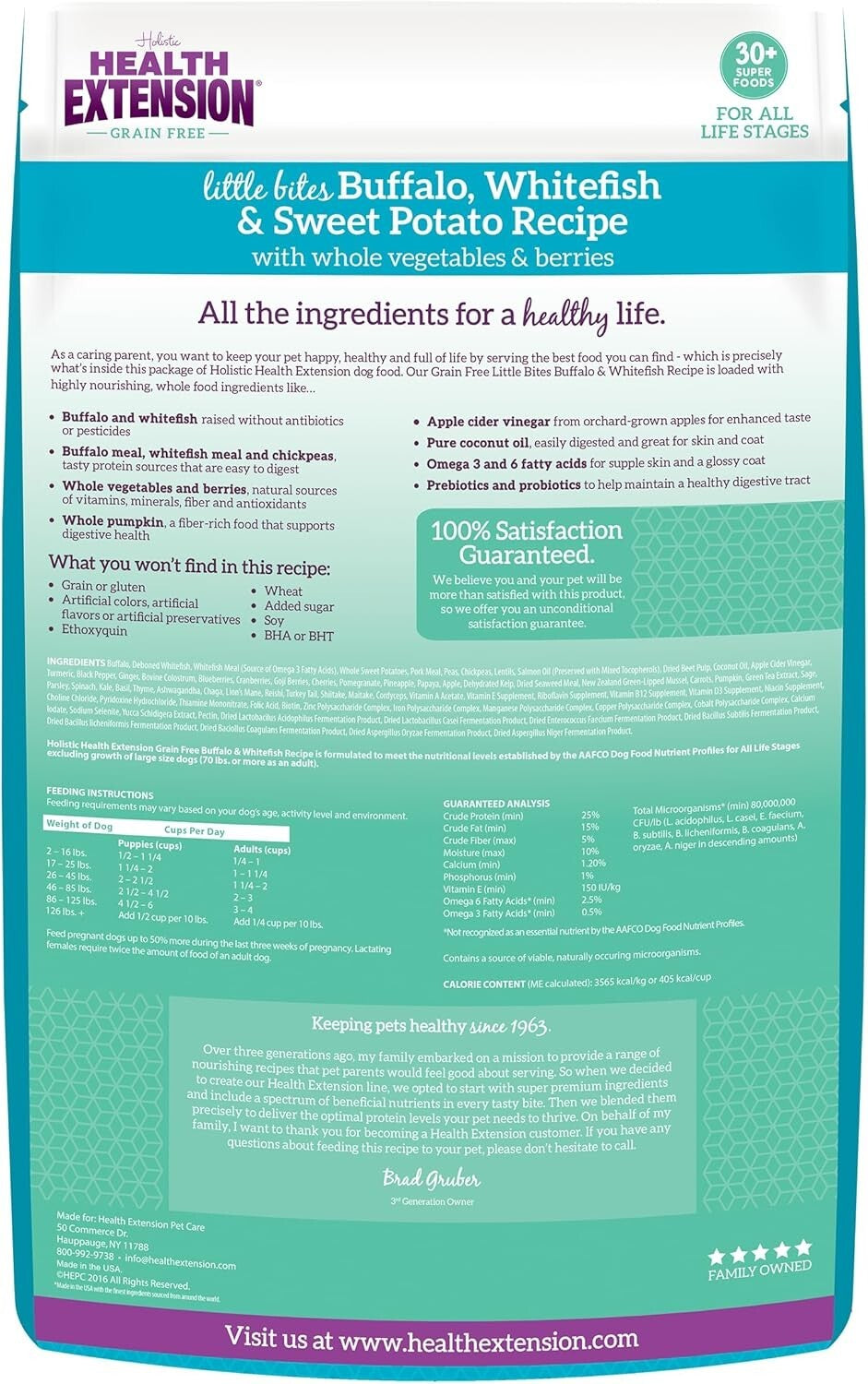 Grain-Free Buffalo & Whitefish Little Bites 23.5 lb - Perfect for Small Dogs