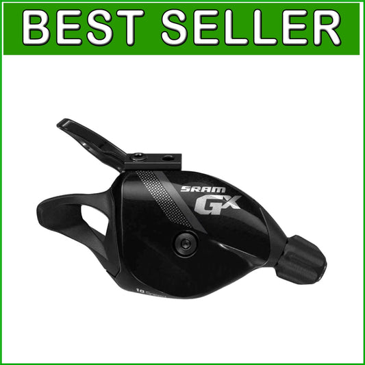 10-Speed Ergonomic Trigger Shifter with Multi-Position Mounting - Black Finish