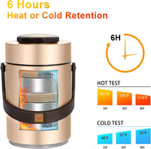 Load image into Gallery viewer, 67 oz Stainless Steel Vacuum Insulated Soup Thermos - Stackable Food Container
