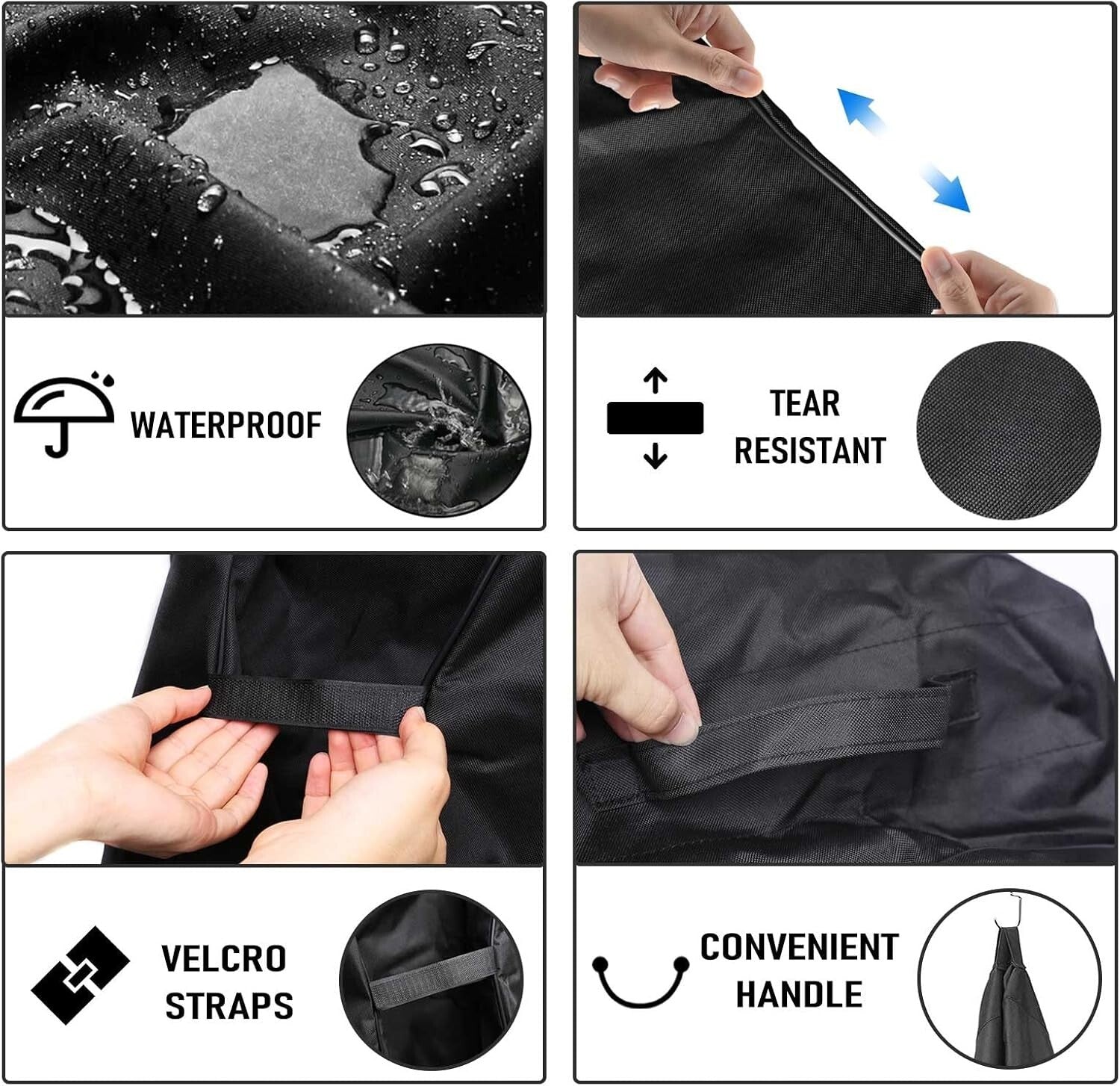 600D Heavy-Duty Pit Boss Grill Cover for PB1100 Pro Series & 1230 Combo Grills