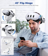 Load image into Gallery viewer, Enhanced Comfort Battery Head Strap for Quest 3/3S/2 - 2-3 Hours Extra Playtime