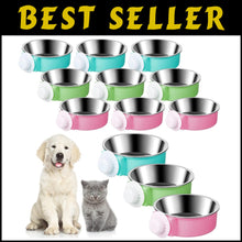 Load image into Gallery viewer, Practical 12 Piece Hanging Pet Bowls - Ideal for Dogs, Cats, and Small Pets