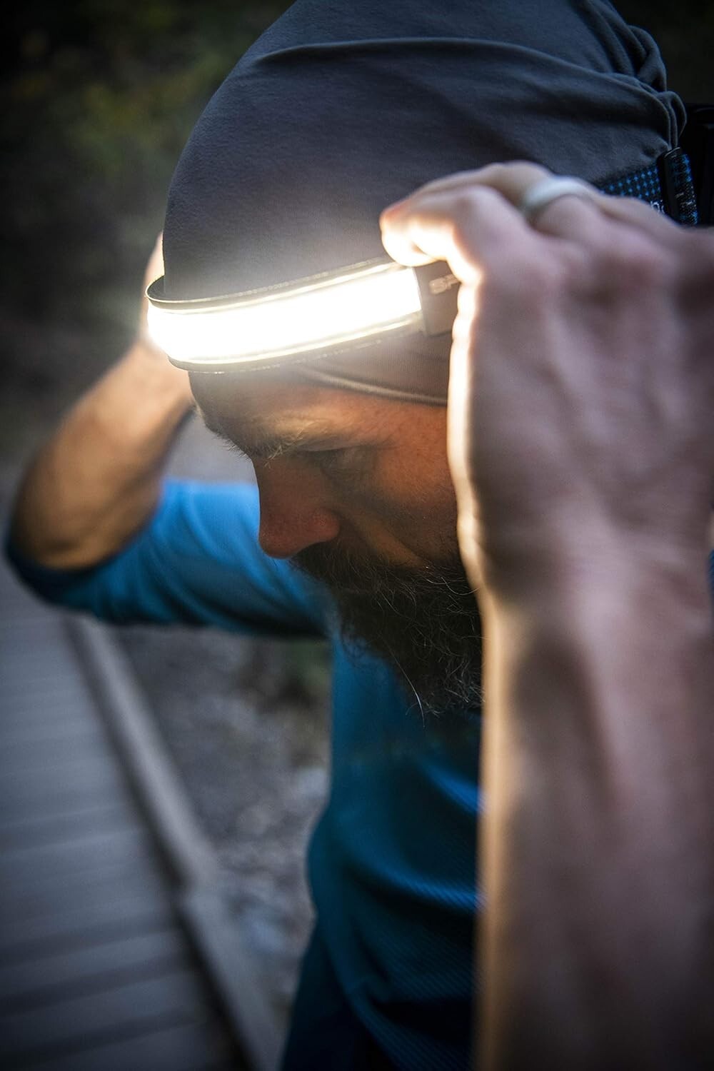 Versatile 300-500 Lumens Headlamp - Adjustable & Water-Resistant for Adventures