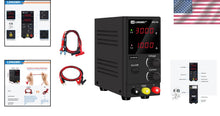 Load image into Gallery viewer, High Precision 30V 10A Benchtop Power Supply with LED Readout &amp; Safety Features